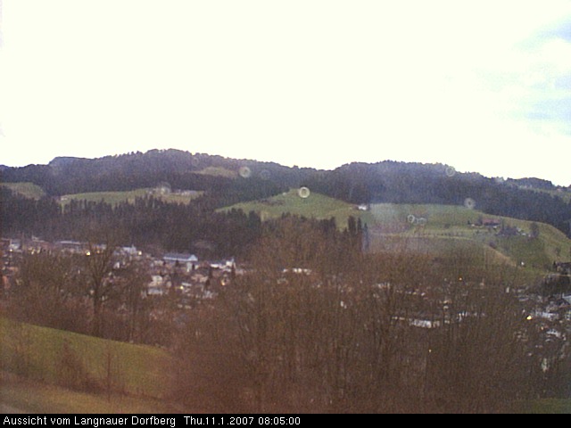 Webcam-Bild: Aussicht vom Dorfberg in Langnau 20070111-080500