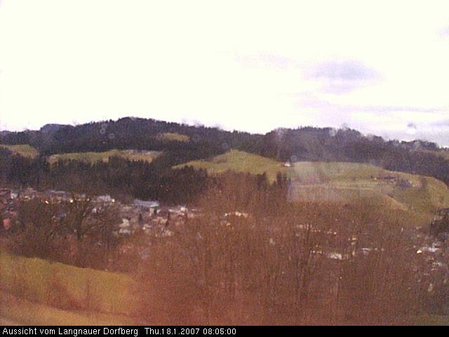 Webcam-Bild: Aussicht vom Dorfberg in Langnau 20070118-080500