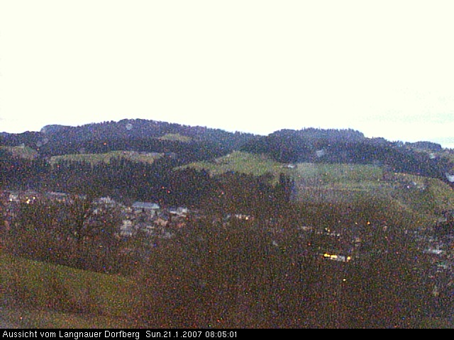 Webcam-Bild: Aussicht vom Dorfberg in Langnau 20070121-080500