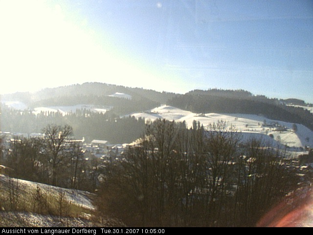 Webcam-Bild: Aussicht vom Dorfberg in Langnau 20070130-100500