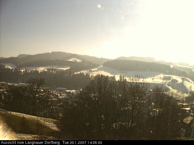 Webcam-Bild: Aussicht vom Dorfberg in Langnau 20070130-140500