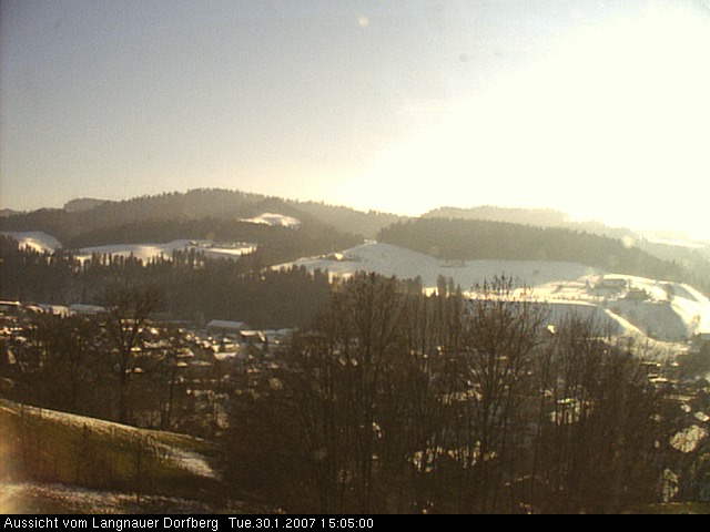 Webcam-Bild: Aussicht vom Dorfberg in Langnau 20070130-150500