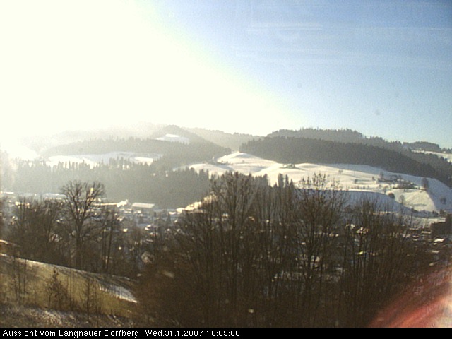Webcam-Bild: Aussicht vom Dorfberg in Langnau 20070131-100500