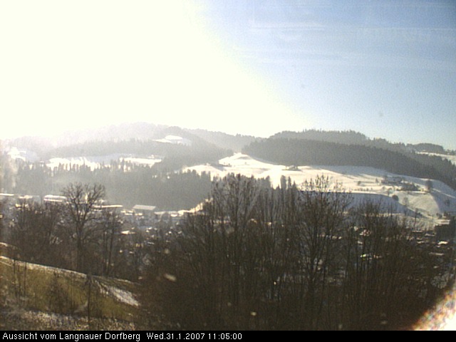 Webcam-Bild: Aussicht vom Dorfberg in Langnau 20070131-110500