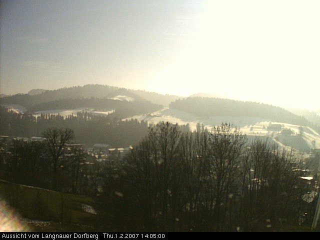 Webcam-Bild: Aussicht vom Dorfberg in Langnau 20070201-140500