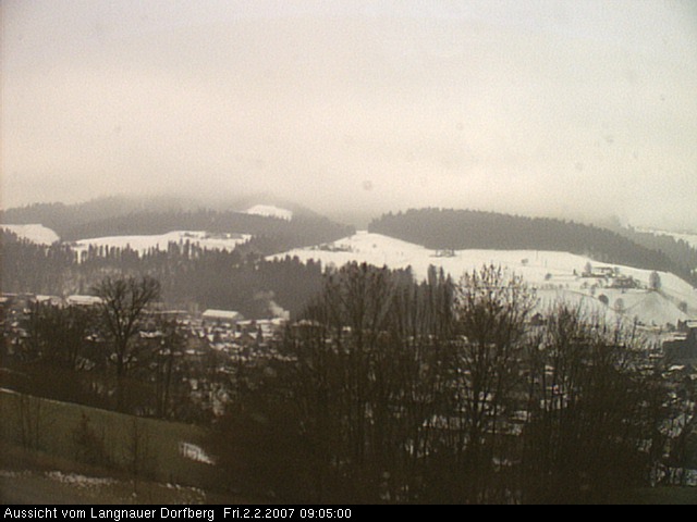 Webcam-Bild: Aussicht vom Dorfberg in Langnau 20070202-090500