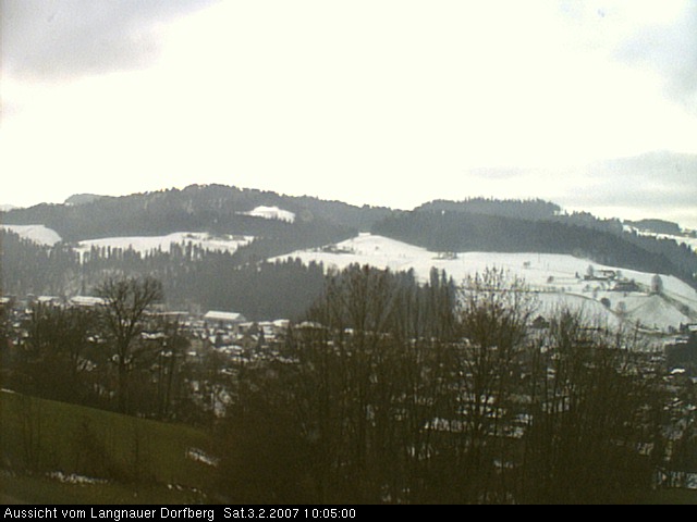 Webcam-Bild: Aussicht vom Dorfberg in Langnau 20070203-100500