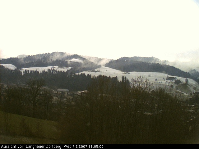 Webcam-Bild: Aussicht vom Dorfberg in Langnau 20070207-110500