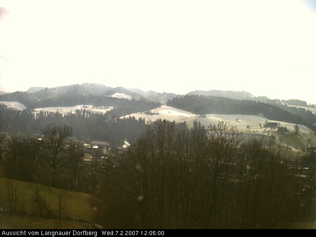 Webcam-Bild: Aussicht vom Dorfberg in Langnau 20070207-120500