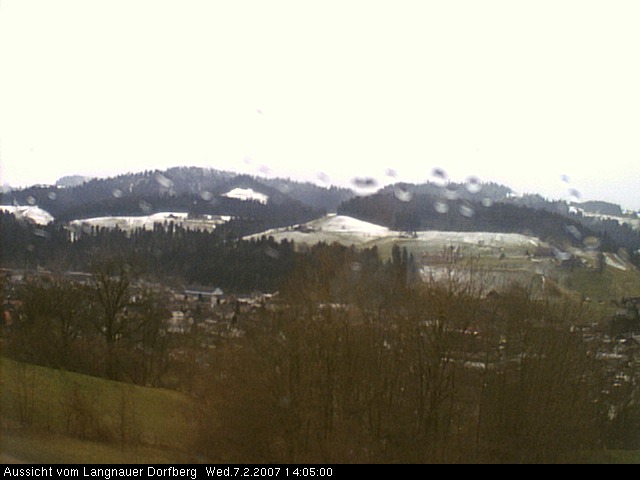 Webcam-Bild: Aussicht vom Dorfberg in Langnau 20070207-140500