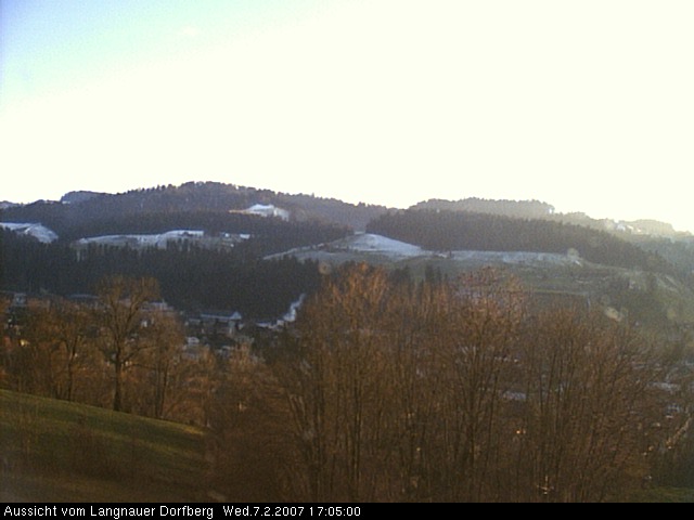 Webcam-Bild: Aussicht vom Dorfberg in Langnau 20070207-170500