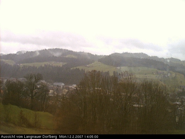 Webcam-Bild: Aussicht vom Dorfberg in Langnau 20070212-140500