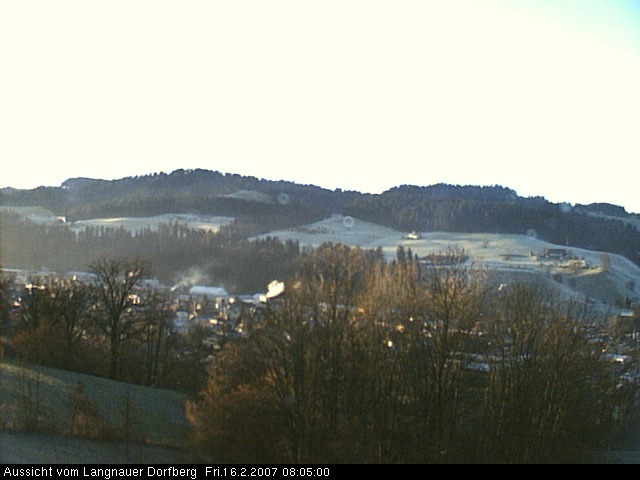 Webcam-Bild: Aussicht vom Dorfberg in Langnau 20070216-080500
