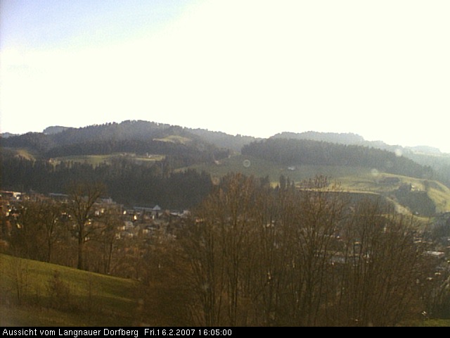 Webcam-Bild: Aussicht vom Dorfberg in Langnau 20070216-160500