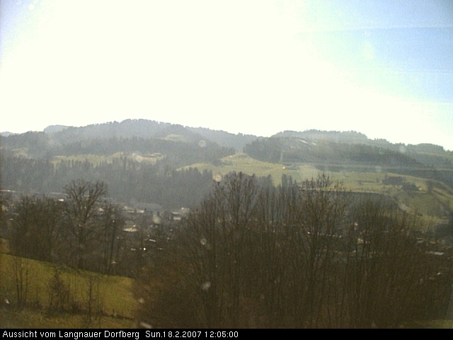 Webcam-Bild: Aussicht vom Dorfberg in Langnau 20070218-120500