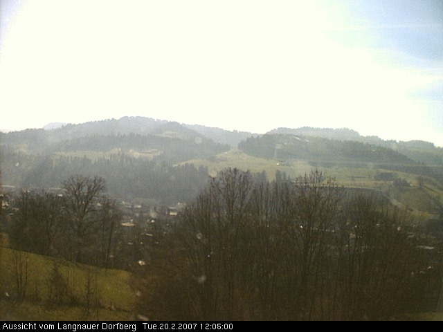 Webcam-Bild: Aussicht vom Dorfberg in Langnau 20070220-120500