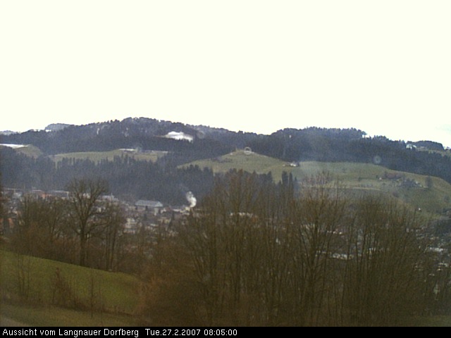 Webcam-Bild: Aussicht vom Dorfberg in Langnau 20070227-080500