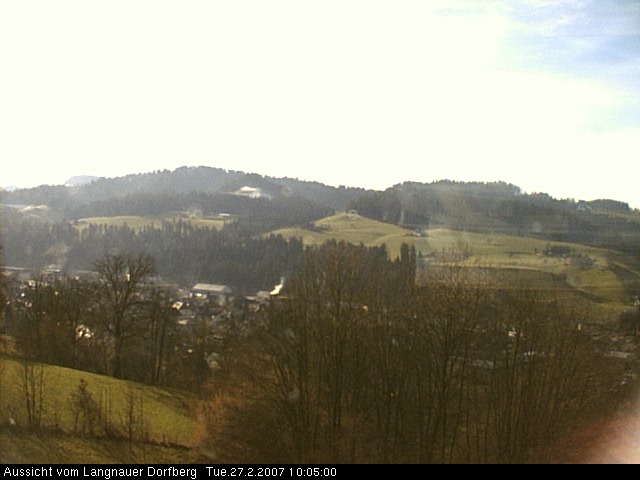 Webcam-Bild: Aussicht vom Dorfberg in Langnau 20070227-100500