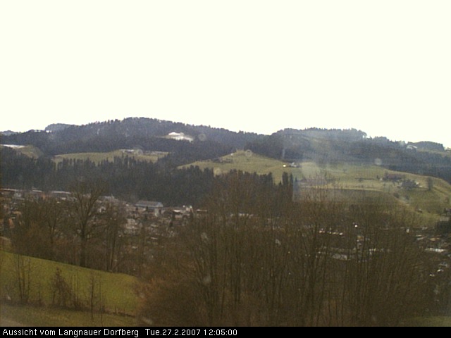Webcam-Bild: Aussicht vom Dorfberg in Langnau 20070227-120500