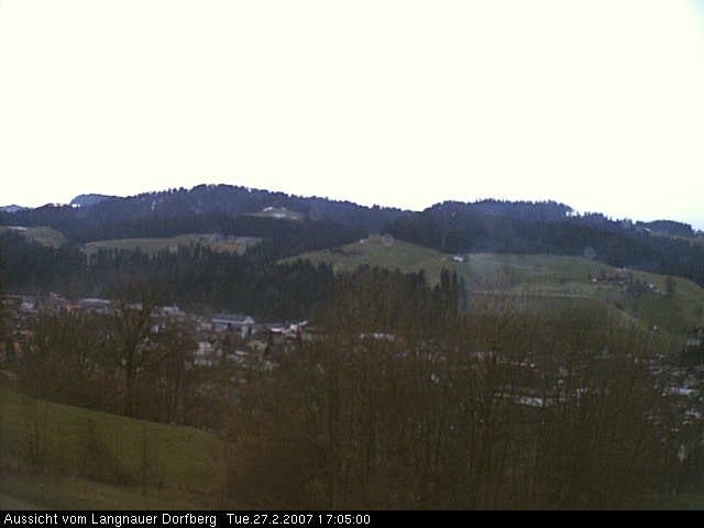 Webcam-Bild: Aussicht vom Dorfberg in Langnau 20070227-170500