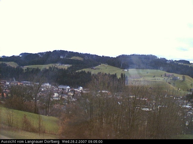 Webcam-Bild: Aussicht vom Dorfberg in Langnau 20070228-090500