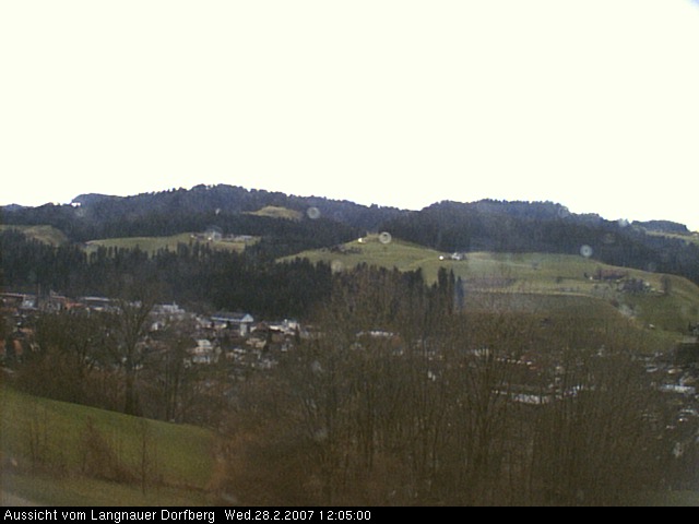 Webcam-Bild: Aussicht vom Dorfberg in Langnau 20070228-120500