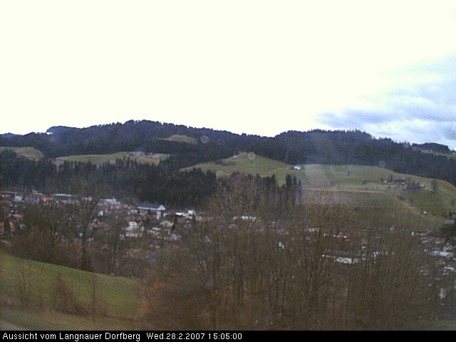 Webcam-Bild: Aussicht vom Dorfberg in Langnau 20070228-150500