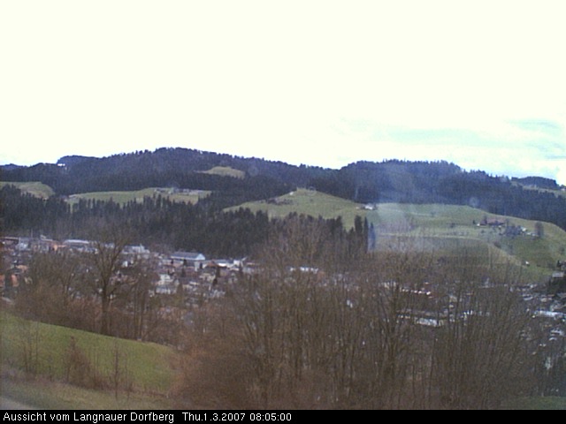 Webcam-Bild: Aussicht vom Dorfberg in Langnau 20070301-080500