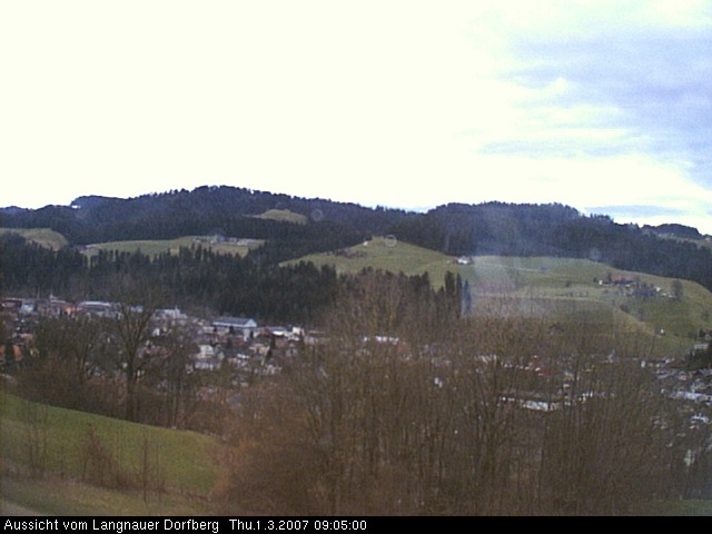 Webcam-Bild: Aussicht vom Dorfberg in Langnau 20070301-090500