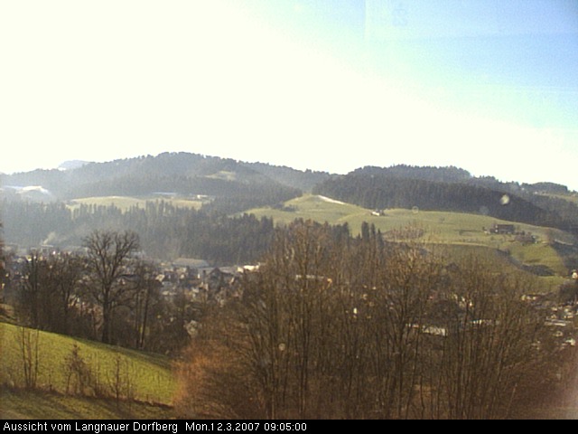 Webcam-Bild: Aussicht vom Dorfberg in Langnau 20070312-090500