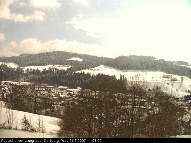 Webcam-Bild: Aussicht vom Dorfberg in Langnau 20070321-140500