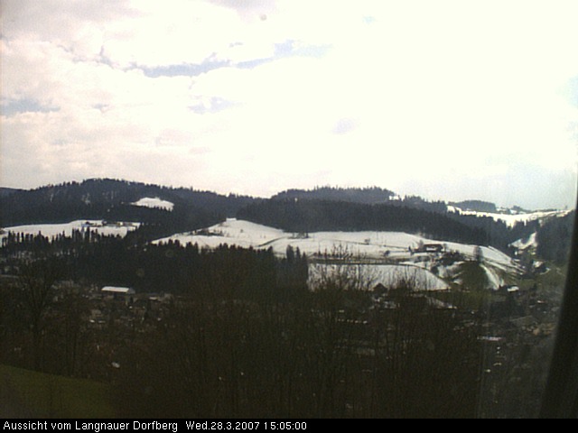 Webcam-Bild: Aussicht vom Dorfberg in Langnau 20070328-150500