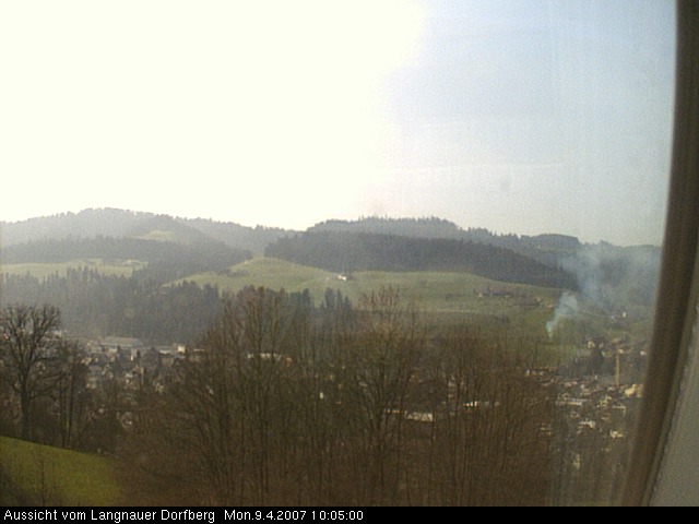 Webcam-Bild: Aussicht vom Dorfberg in Langnau 20070409-100500