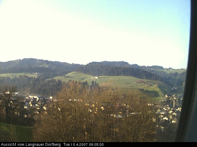 Webcam-Bild: Aussicht vom Dorfberg in Langnau 20070410-080500