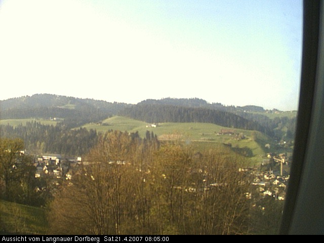 Webcam-Bild: Aussicht vom Dorfberg in Langnau 20070421-080500
