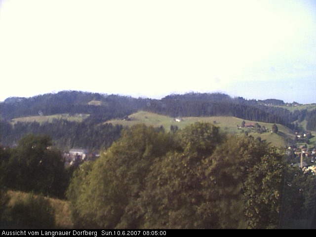 Webcam-Bild: Aussicht vom Dorfberg in Langnau 20070610-080500
