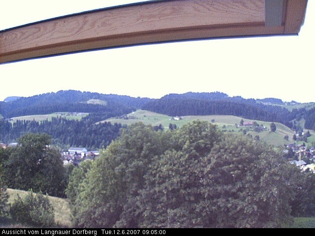 Webcam-Bild: Aussicht vom Dorfberg in Langnau 20070612-090500