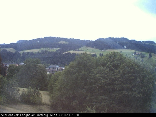 Webcam-Bild: Aussicht vom Dorfberg in Langnau 20070701-150500