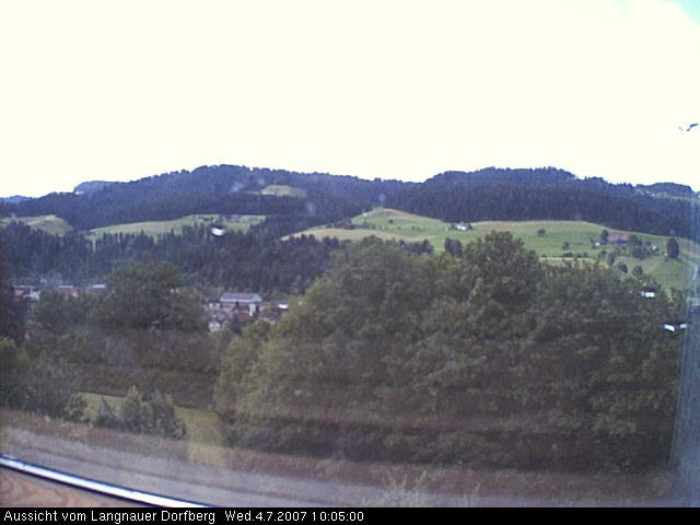 Webcam-Bild: Aussicht vom Dorfberg in Langnau 20070704-100500