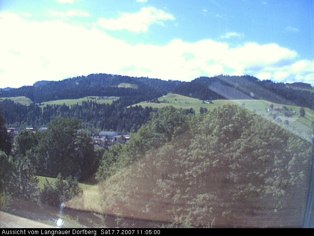 Webcam-Bild: Aussicht vom Dorfberg in Langnau 20070707-110500