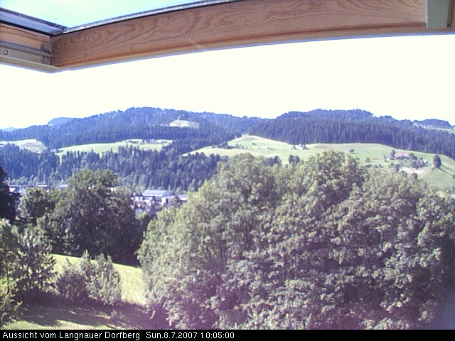 Webcam-Bild: Aussicht vom Dorfberg in Langnau 20070708-100500