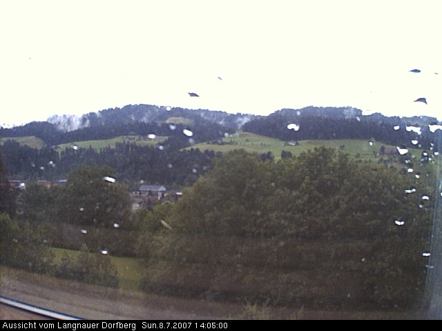 Webcam-Bild: Aussicht vom Dorfberg in Langnau 20070708-140500