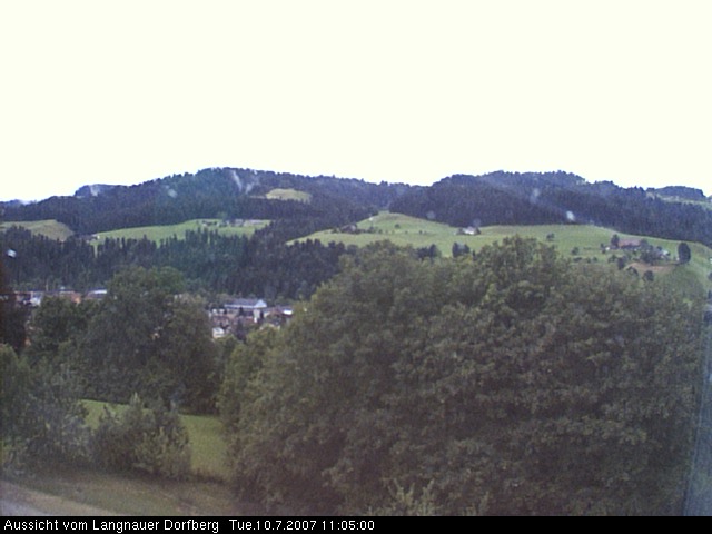 Webcam-Bild: Aussicht vom Dorfberg in Langnau 20070710-110500