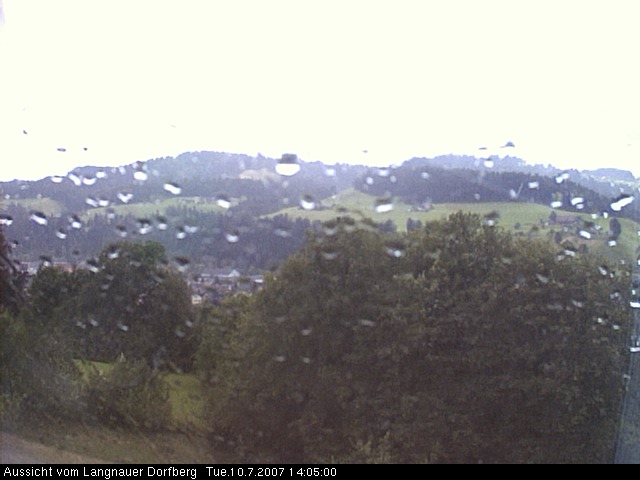 Webcam-Bild: Aussicht vom Dorfberg in Langnau 20070710-140500