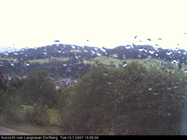 Webcam-Bild: Aussicht vom Dorfberg in Langnau 20070710-150500