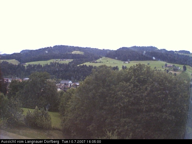 Webcam-Bild: Aussicht vom Dorfberg in Langnau 20070710-160500