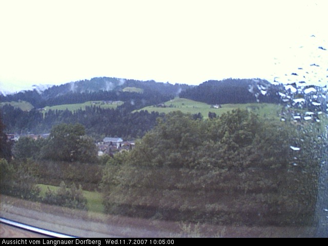 Webcam-Bild: Aussicht vom Dorfberg in Langnau 20070711-100500