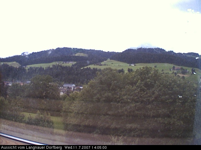 Webcam-Bild: Aussicht vom Dorfberg in Langnau 20070711-140500