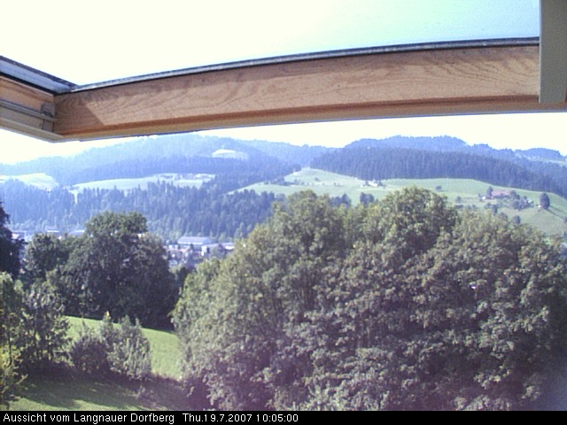 Webcam-Bild: Aussicht vom Dorfberg in Langnau 20070719-100500