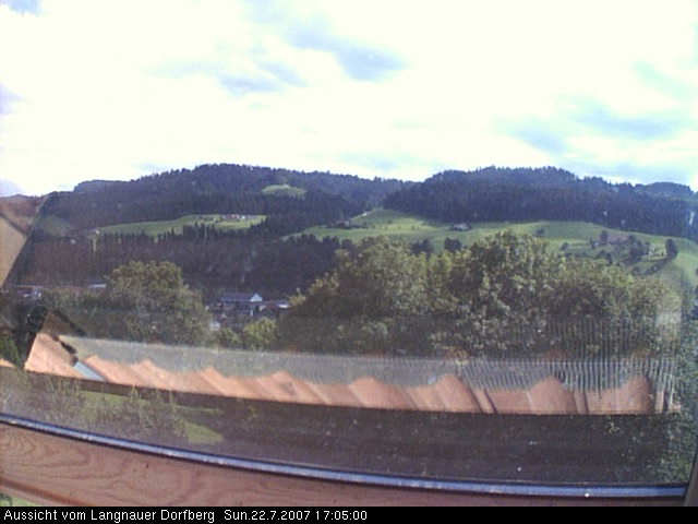 Webcam-Bild: Aussicht vom Dorfberg in Langnau 20070722-170500